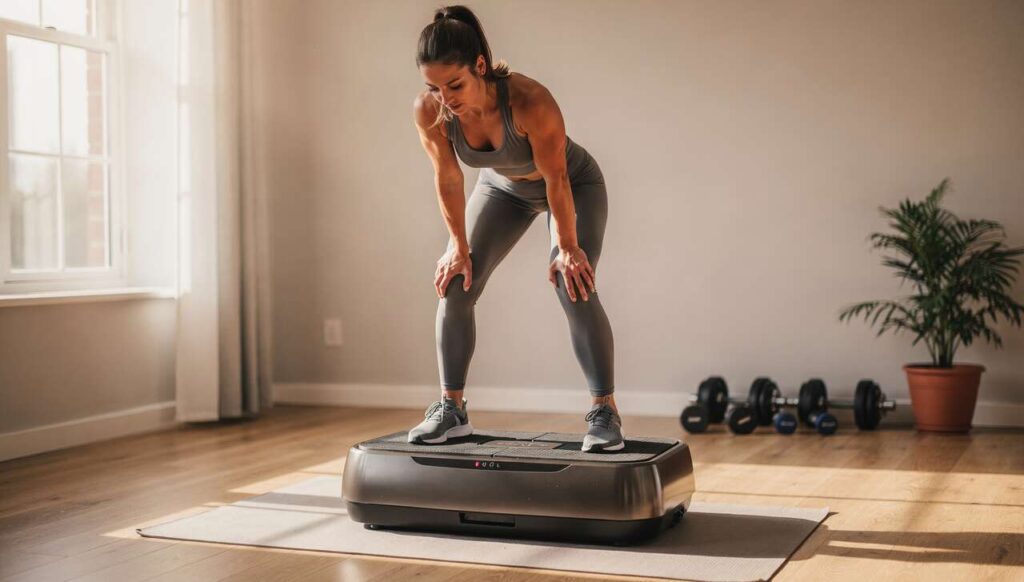 Ecco perché allenarsi su una pedana vibrante può rendere più efficace il workout a casa